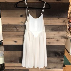 Ivory slip dress size 4